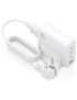 AISENS Cargador Sobremesa GaN 140W, 3x USB-C PD3.1 QC4.0 QC5.0, 1x USB-A QC3.0, Blanco