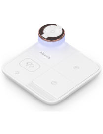 AISENS ASCH-15W4WC061-W cargador de dispositivo móvil Auriculares, Smartphone, Reloj inteligente Cargador inalámbrico Interior