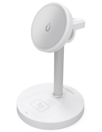AISENS ASCH-15W3WC065-W cargador de dispositivo móvil Auriculares, Smartphone, Reloj inteligente Cargador inalámbrico Interior