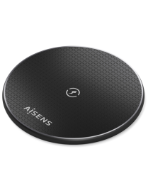 AISENS ASCH-15W1WC058-BK cargador de dispositivo móvil Smartphone Cargador inalámbrico Interior