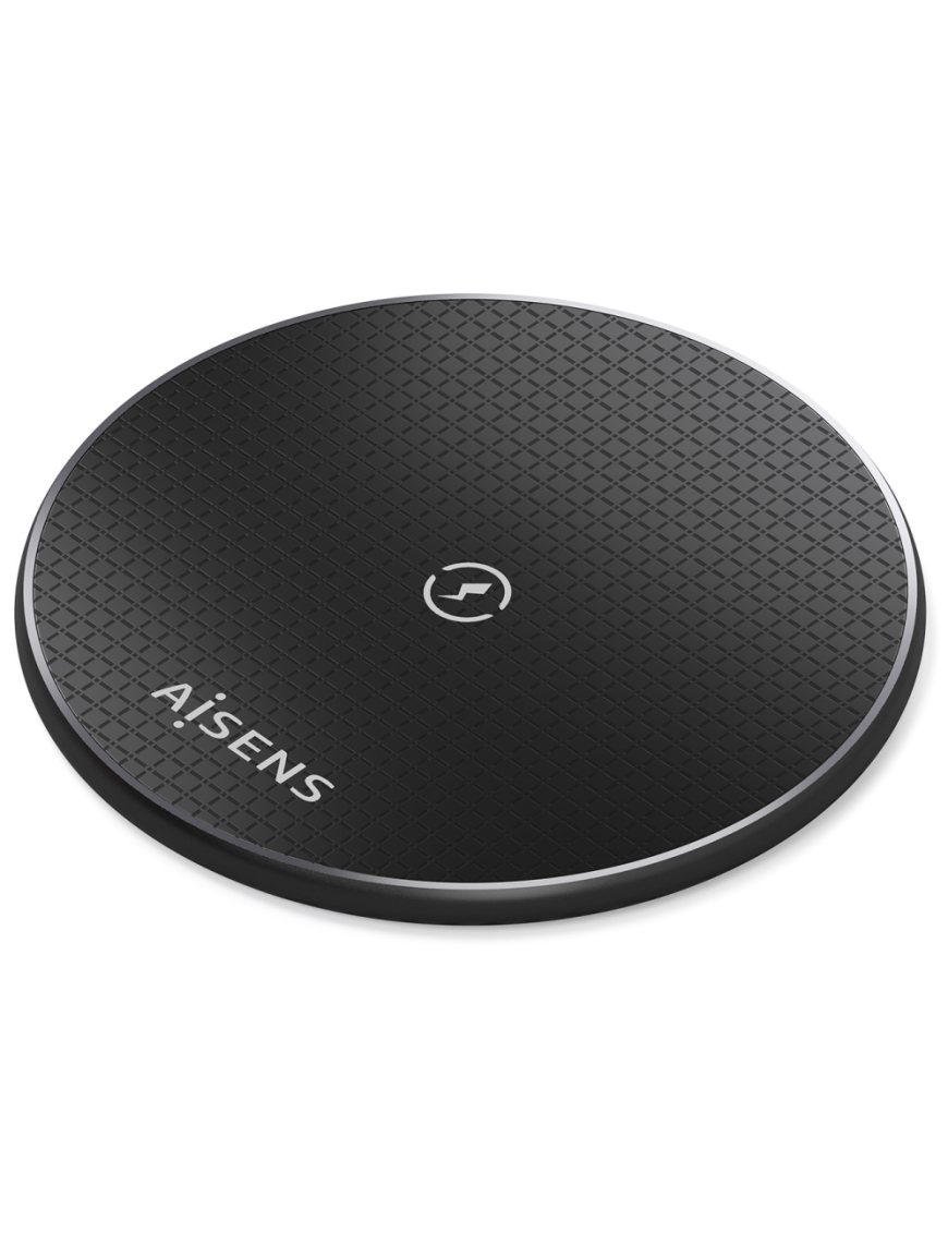 AISENS ASCH-15W1WC058-BK cargador de dispositivo móvil Smartphone Cargador inalámbrico Interior