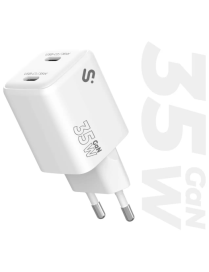 SUBBLIM Cargador GaN 35W Doble USB-C