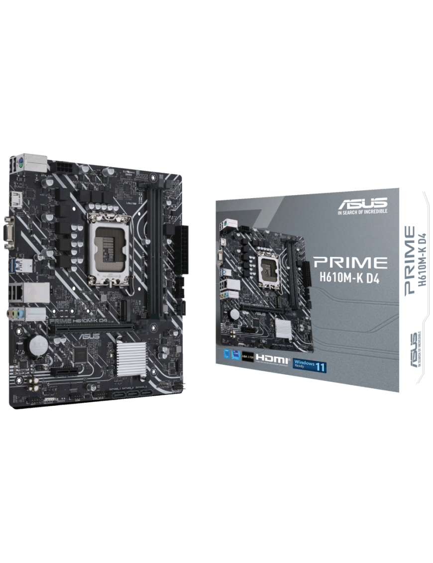 ASUS PRIME H610M-K D4 Intel H610 LGA 1700 micro ATX