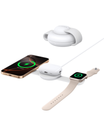 Anker B25M8H21 cargador de dispositivo móvil Auriculares, Auriculares, Smartphone, Reloj inteligente Blanco Cargador inalámbrico