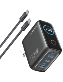 Anker B121B Universal Negro Corriente alterna Carga rápida Interior