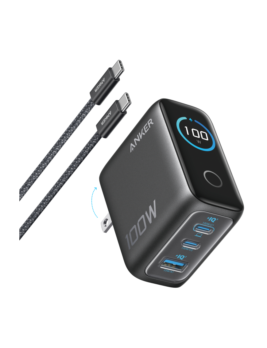 Anker B121B Universal Negro Corriente alterna Carga rápida Interior