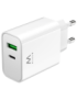 Ewent EW1325_R1 cargador de dispositivo móvil Universal Blanco Corriente alterna Carga rápida Interior