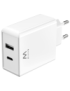 Ewent EW1328 cargador de dispositivo móvil Universal Blanco Corriente alterna Carga rápida Interior
