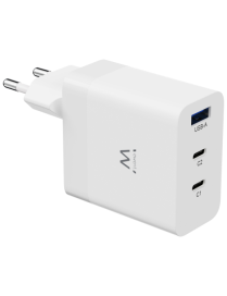 Ewent EW1323 cargador de dispositivo móvil Universal Blanco Corriente alterna Carga rápida Interior