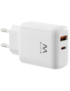 Ewent EW1329 cargador de dispositivo móvil Universal Blanco Corriente alterna Carga rápida Interior