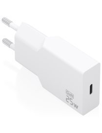 AISENS Cargador Ultra Delgado GaN 25W, 1xUSB-C PD3.0, Blanco