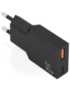 AISENS Cargador Ultra Delgado GaN 30W, 1xUSB-C PD3.0 QC4.0, 1xUSB-A QC3.0, Negro