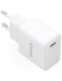 AISENS Cargador GaN USB-C PD3.0 1xUSB-C 20W, Blanco