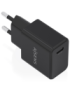 AISENS Cargador GaN USB-C PD3.0 1xUSB-C 20W, Negro