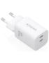 AISENS Cargador GaN 65W, 2xUSB-C PD3.0 QC4.0, Blanco
