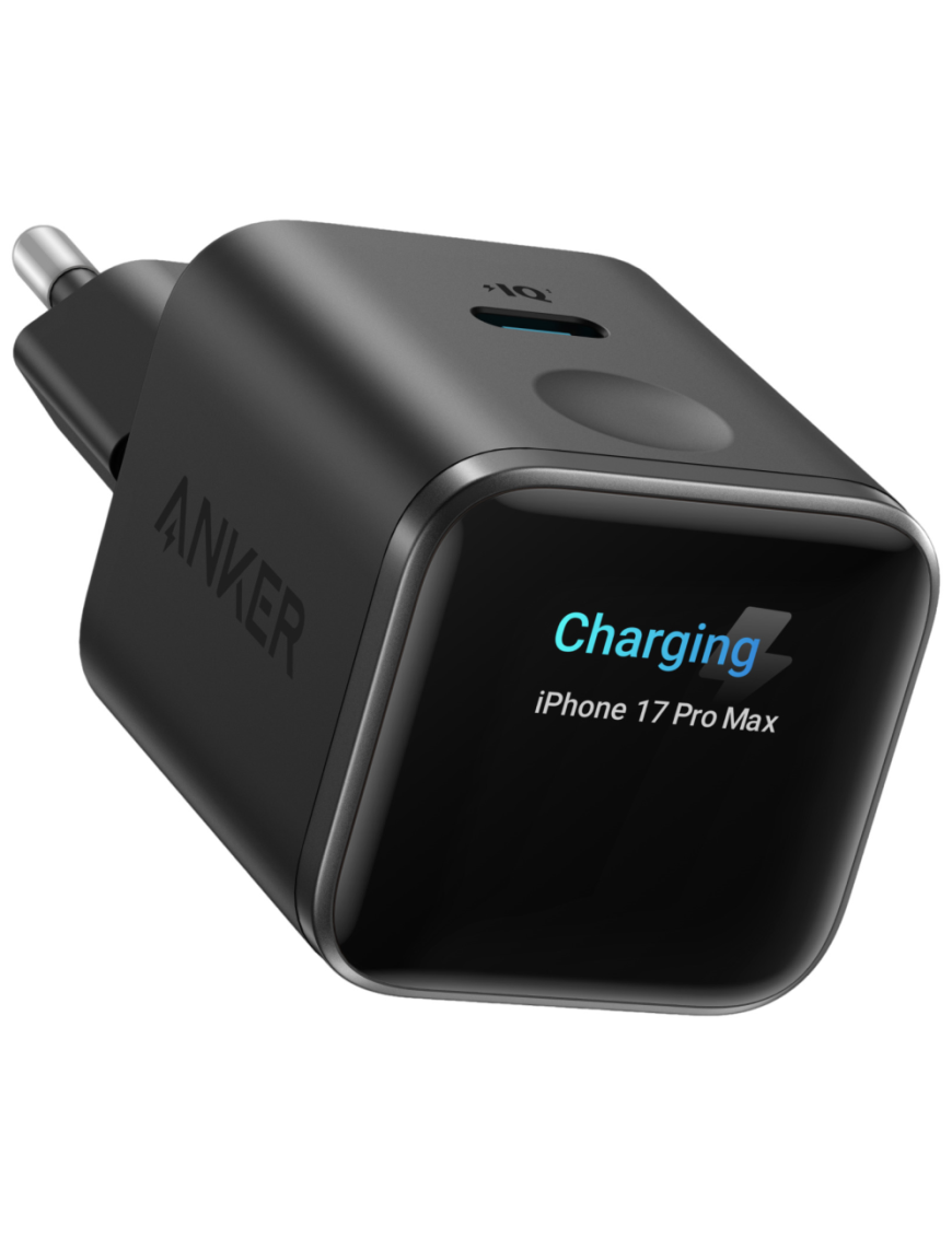 Anker Nano 45W Smartphone, Tableta, Reloj inteligente, Universal Negro Corriente alterna Carga rápida Interior