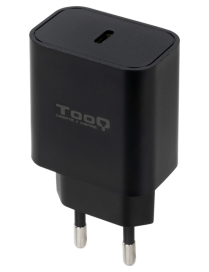 TooQ Cargador de Pared USB-C PD20W, Negro
