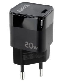 TooQ TQWC-PD20 cargador de dispositivo móvil Universal Negro Corriente alterna Carga rápida Interior