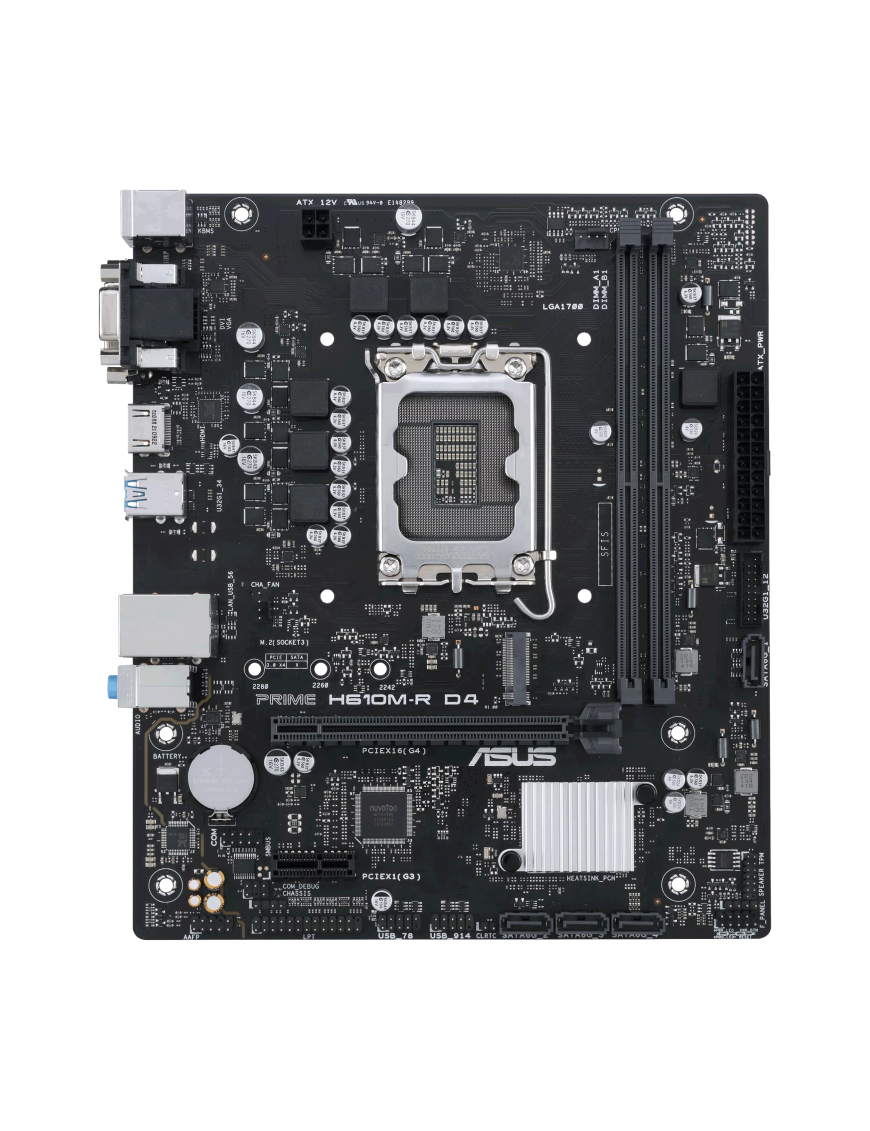 ASUS PRIME H610M-R D4 Intel H610 LGA 1700 micro ATX
