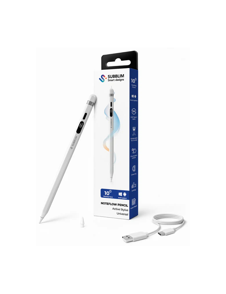 SUBBLIM SUBPEN-UN0001 lápiz digital 70 g Blanco