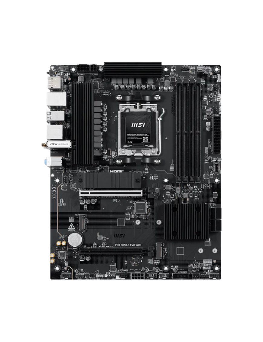 MSI PRO B850-S EVO WIFI placa base AMD B850 Zócalo AM5 ATX