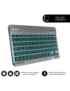 SUBBLIM Teclado Retroiluminado Bluetooth Smart Backlit BT Keyboard Grey