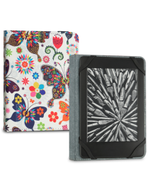 SUBBLIM Funda Libro Electrónico Clever Ebook Case 6" Mariposas