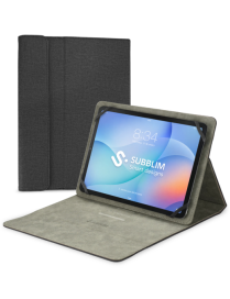 SUBBLIM Funda Tablet Universal Clever Stand Tablet Case Negro 11" Cierre Magnético
