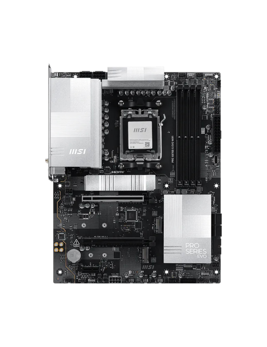 MSI PRO X870E-S EVO WIFI placa base AMD X870E Zócalo AM5 ATX