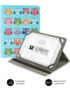 SUBBLIM Funda Tablet Universal TRENDY CASE OWLS 10.1"