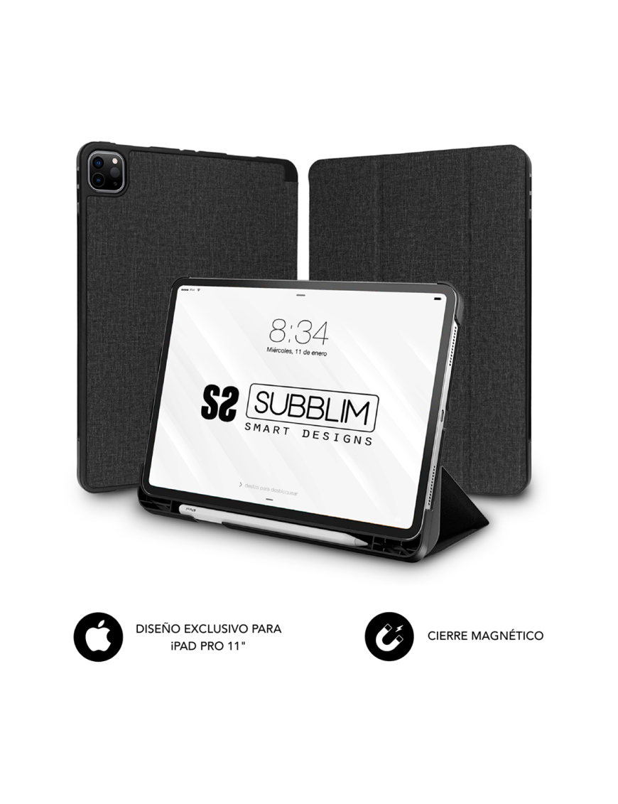 SUBBLIM Funda Tablet Shock Case iPad Pro 11” 2021/20/18 Negro