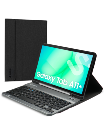 SUBBLIM Funda Tablet Keytab Pro Samsung Galaxy Tab A11 + Negro 11" Teclado BT Extraible