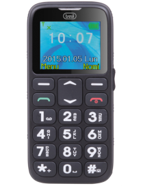 Trevi Sicuro 10 4,5 cm (1.77") Negro Teléfono para personas mayores