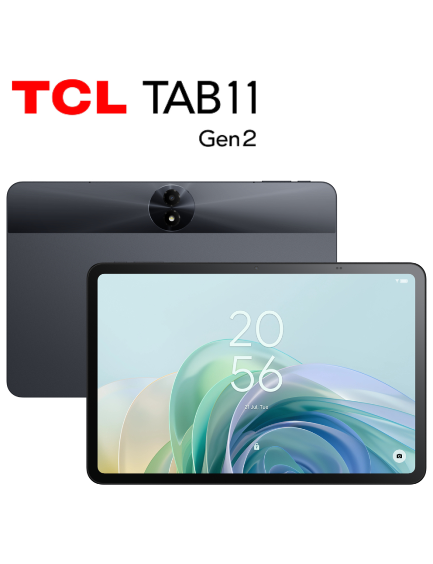 TCL TAB 11 Gen 2 Mediatek 256 GB 27,9 cm (11") 6 GB Wi-Fi 5 (802.11ac) Android 14 Gris