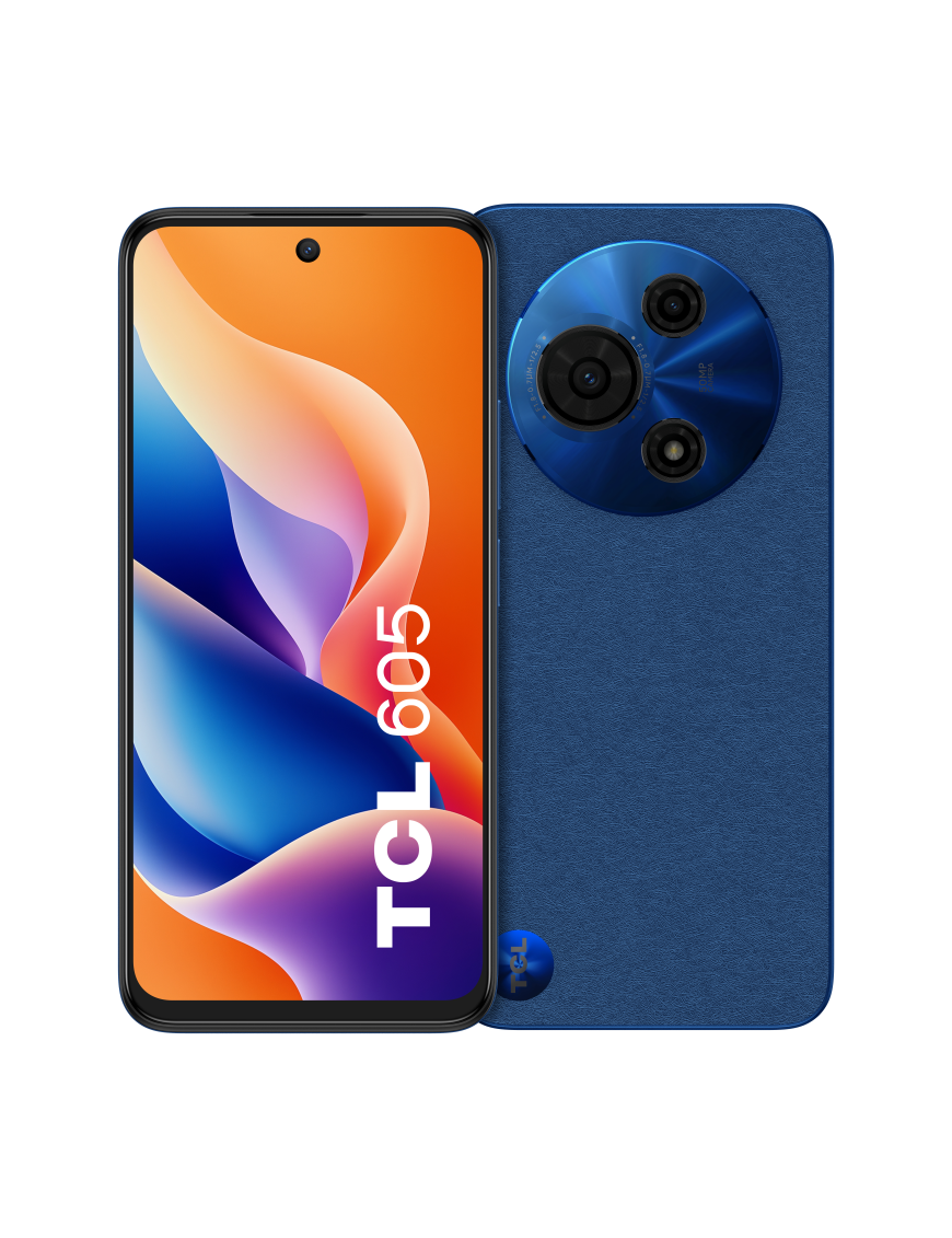 TCL 605 16,9 cm (6.67") SIM doble Android 15 4G USB Tipo C 4 GB 128 GB 5200 mAh Azul