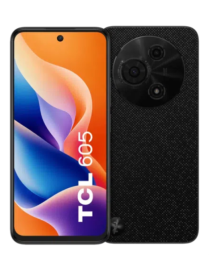TCL 605 17 cm (6.7") SIM doble Android 15 4G USB Tipo C 8 GB 256 GB 5200 mAh Negro