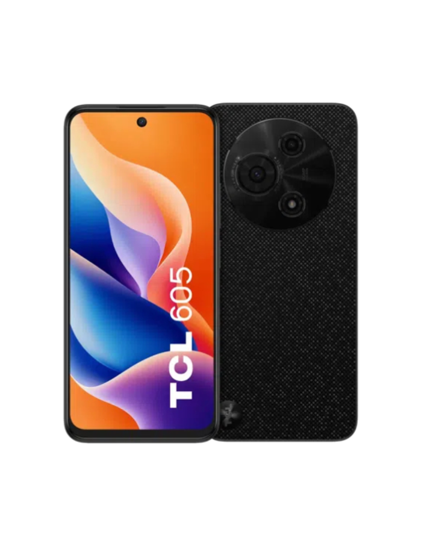 TCL 605 17 cm (6.7") SIM doble Android 15 4G USB Tipo C 8 GB 256 GB 5200 mAh Negro