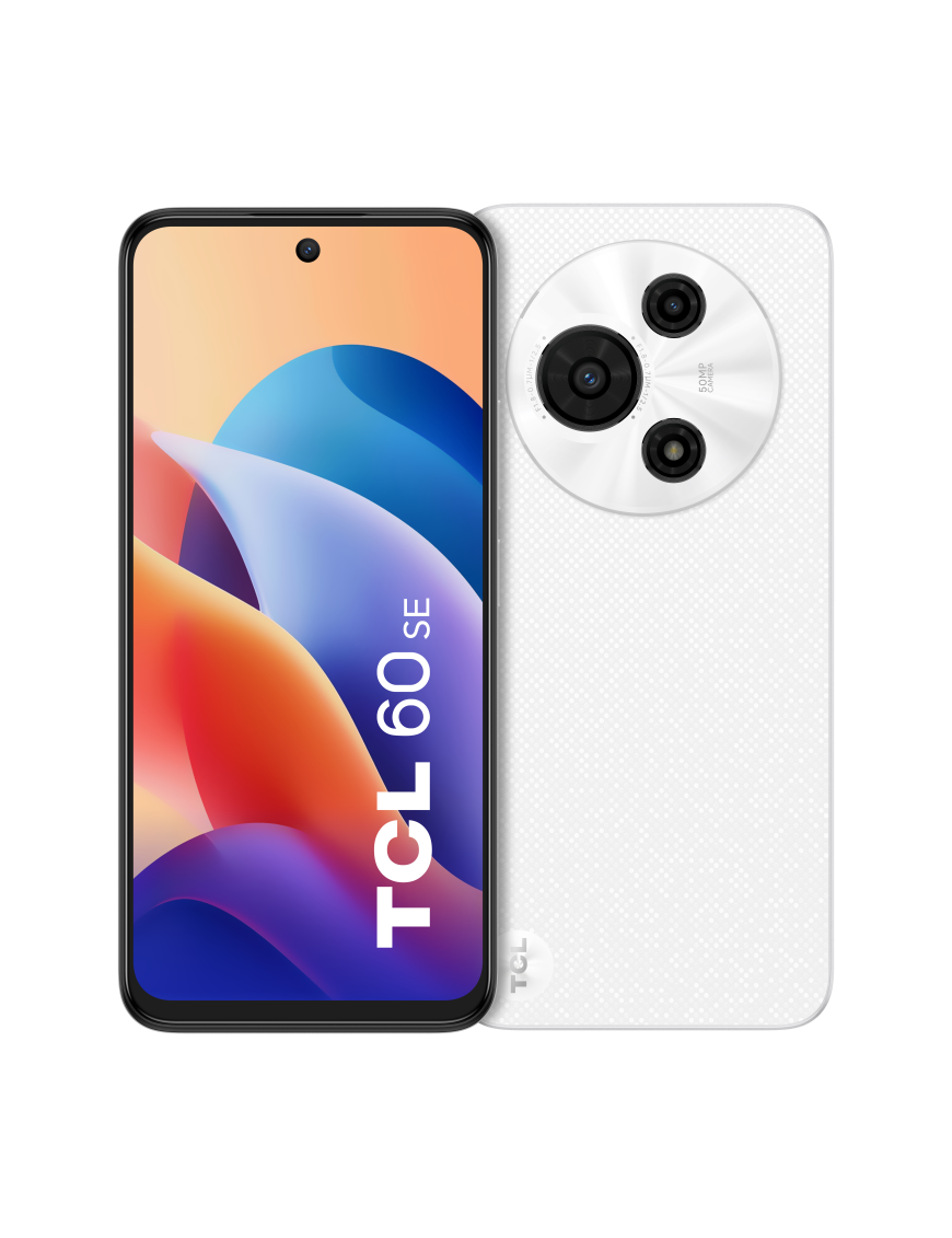 TCL 60 SE 16,9 cm (6.67") SIM doble Android 15 4G USB Tipo C 8 GB 512 GB 5200 mAh Blanco