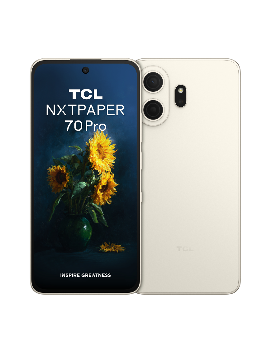 TCL 70 NXTPAPER Pro 17,5 cm (6.9") SIM doble Android 16.0 5G USB Tipo C 8 GB 256 GB 5200 mAh Oro