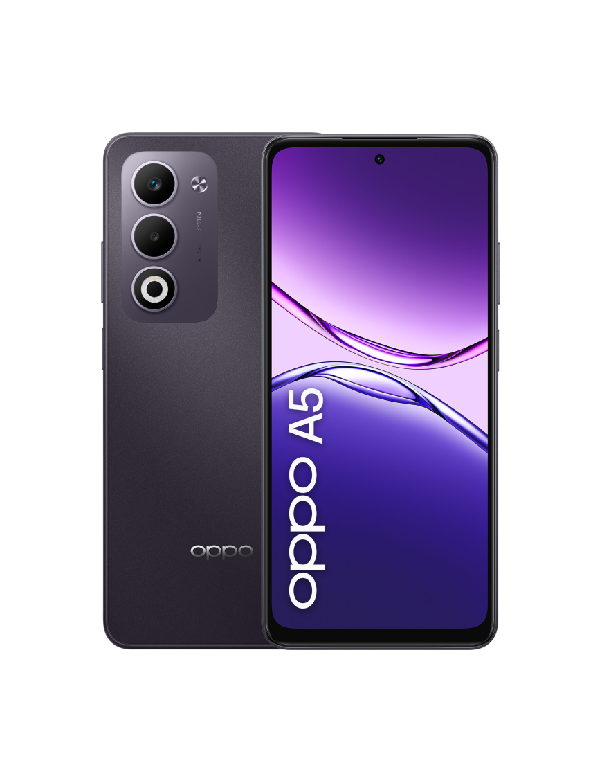 OPPO A5 16,9 cm (6.67") SIM doble Android 15 4G USB Tipo C 4 GB 128 GB 6000 mAh Púrpura
