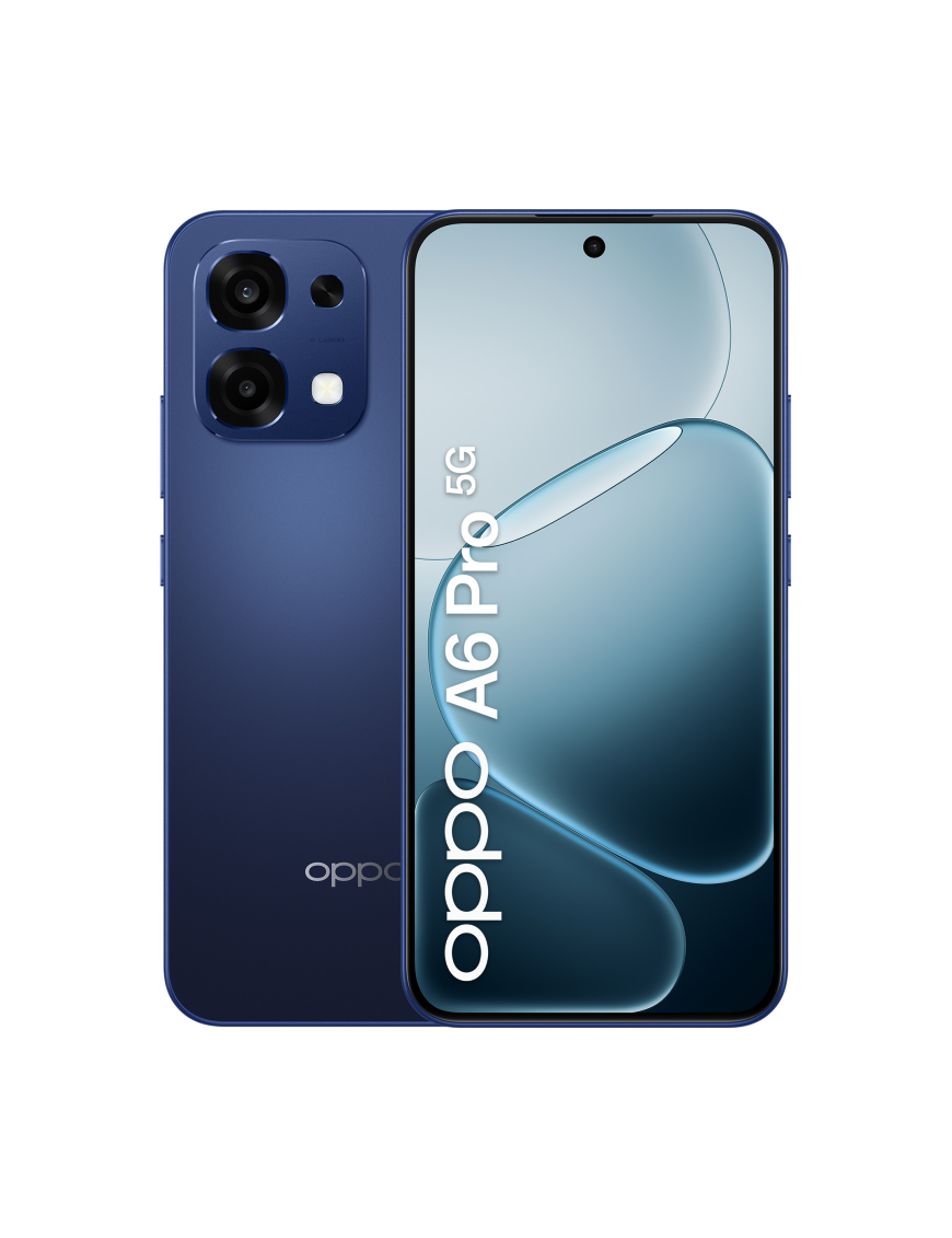 OPPO A6 Pro 5G 16,7 cm (6.57") SIM doble Android 15 USB Tipo C 8 GB 256 GB 6500 mAh Azul