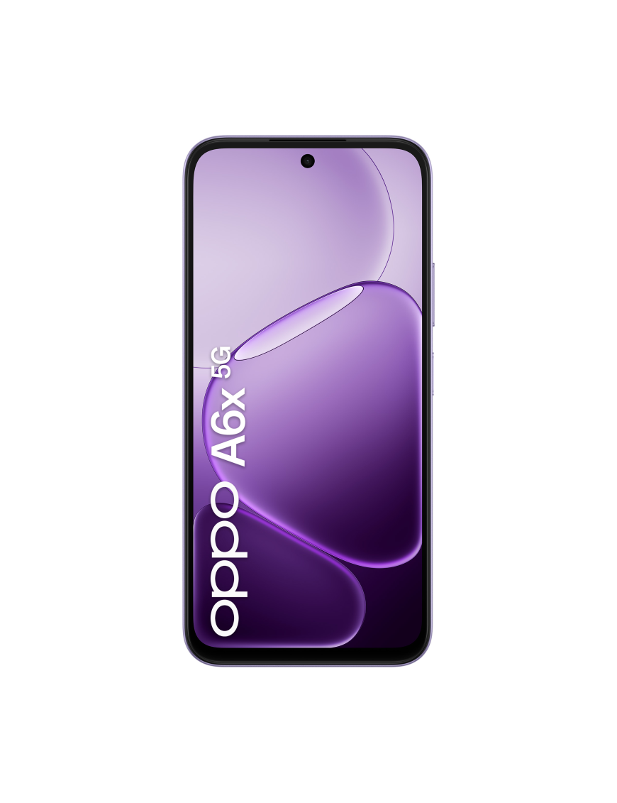 OPPO A6x 5G 17,1 cm (6.75") SIM doble Android 15 USB Tipo C 6 GB 256 GB 6100 mAh Violeta