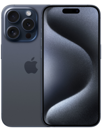 Apple iPhone 15 Pro 15,5 cm (6.1") SIM doble iOS 17 5G USB Tipo C 1 TB Titanio, Azul