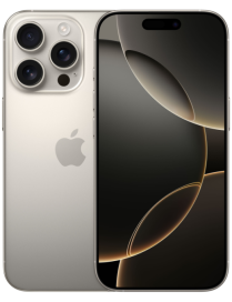 Apple iPhone 16 Pro 16 cm (6.3") SIM doble iOS 18 5G USB Tipo C 512 GB Titanio