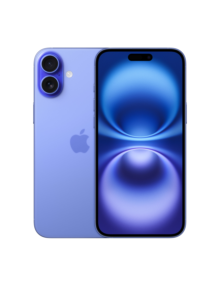 Apple iPhone 16 Plus 17 cm (6.7") SIM doble iOS 18 5G USB Tipo C 128 GB Azul