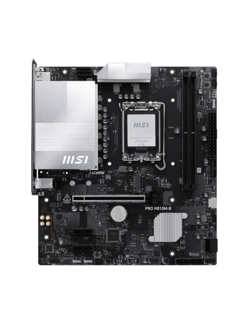 MSI PRO H810M-B placa base Intel H810 LGA 1851 (Socket V1) micro ATX