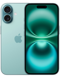 Apple iPhone 16 15,5 cm (6.1") SIM doble iOS 18 5G USB Tipo C 256 GB Verde azulado