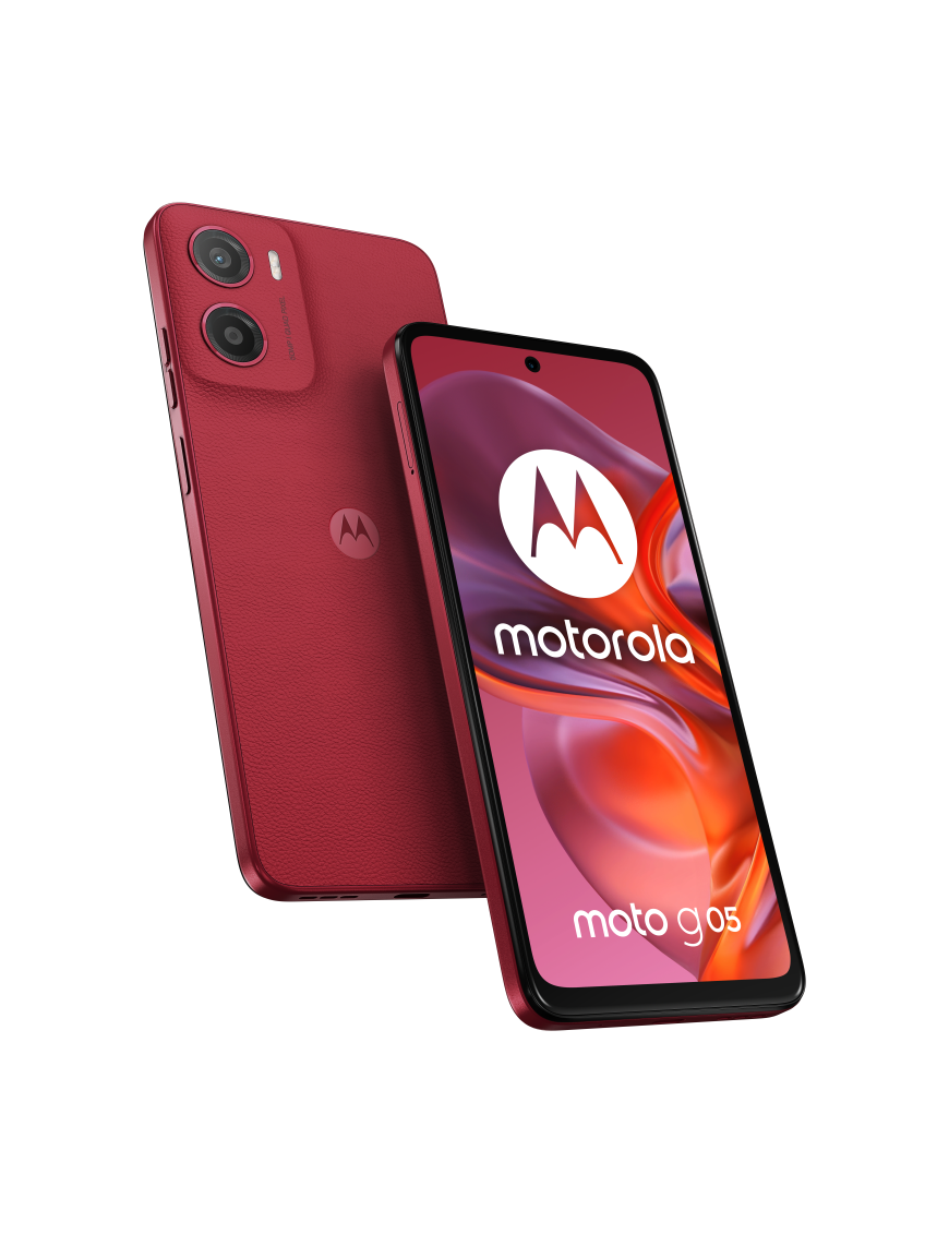 Motorola moto g05 16,9 cm (6.67") SIM doble Android 15 4G USB Tipo C 4 GB 128 GB 5200 mAh Rojo