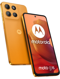 Motorola moto g15 17,1 cm (6.72") SIM doble Android 15 4G USB Tipo C 8 GB 128 GB 5200 mAh Naranja