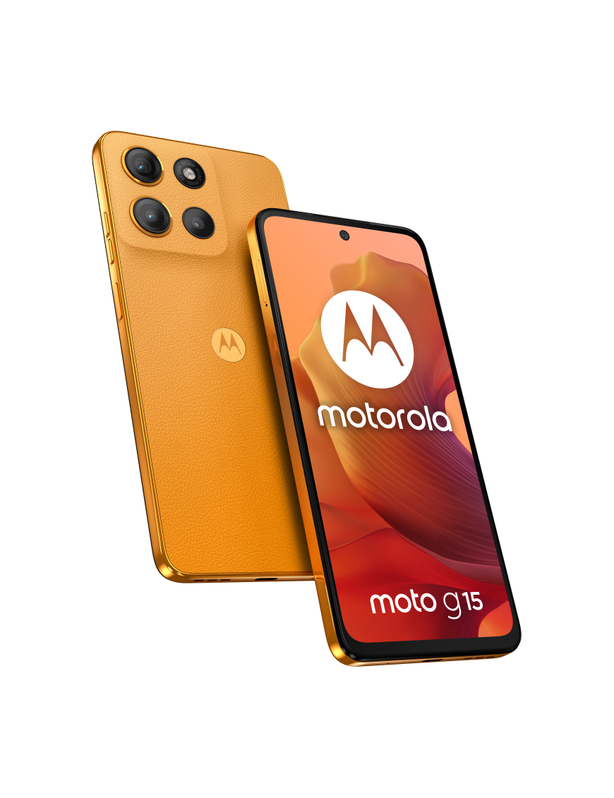 Motorola moto g15 17,1 cm (6.72") SIM doble Android 15 4G USB Tipo C 8 GB 128 GB 5200 mAh Naranja